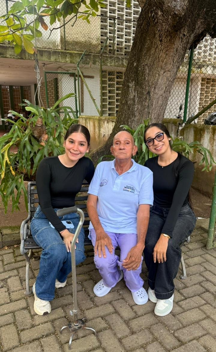 Nicanor Severiche Reyes en el asilo